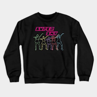 led newjeans style design in super shy Crewneck Sweatshirt